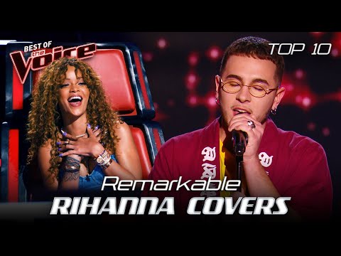 Ravishing RIHANNA Covers in the Blind Auditions of The Voice | Top 10