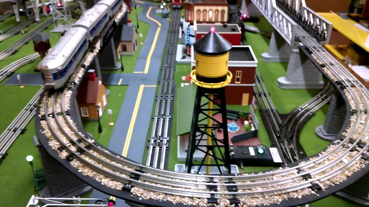 O Scale Model Train Layout built for a customer - YouTube