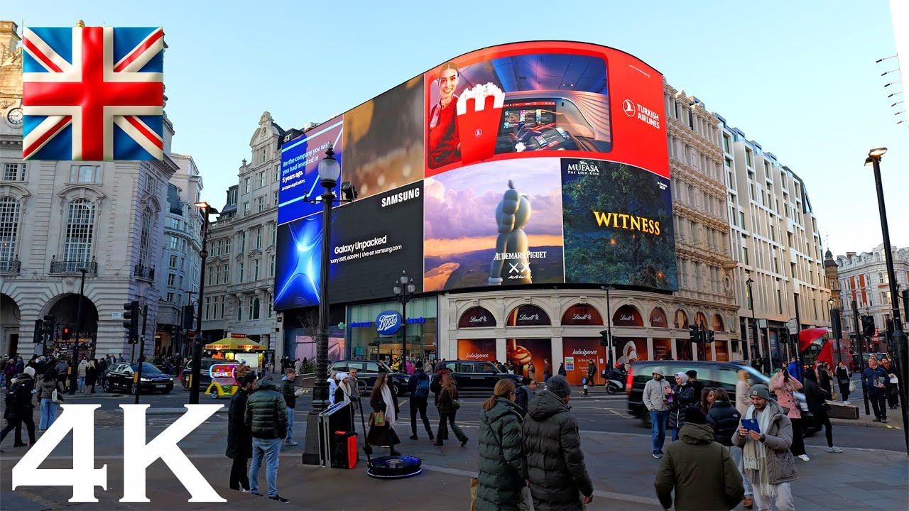 London, United Kingdom Walking Tour : The Ultimate 4K Experience