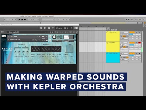 Making Warped Sounds with Kepler Orchestra