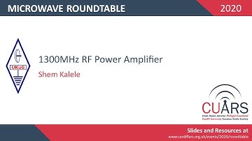 1300MHz RF Power Amplifier