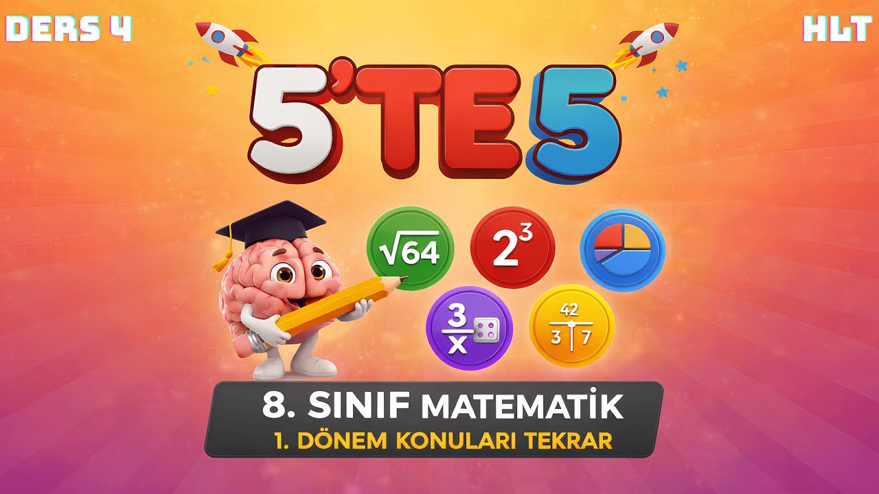 8. Sınıf Matematik 1. Dönem Tekrar | LGS Tarzı Yeni Nesil Sorular İle | 4.Bölüm #lgs2026