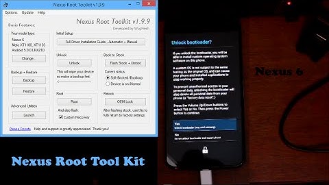 Nexus 6 NRT Unlock bootloader, Root, And TWRP Recovery all in one Tool