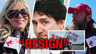 'You’re ruining Canada' protesters fight against Trudeau’s carbon tax hike during inflation crisis