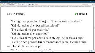 Esperanto with the  Little prince/ Chapter 13