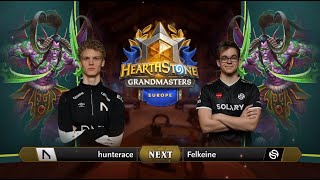 Hunterace vs Felkeine - Relegation - Hearthstone Grandmasters Europe 2020 Season 1 - Playoffs