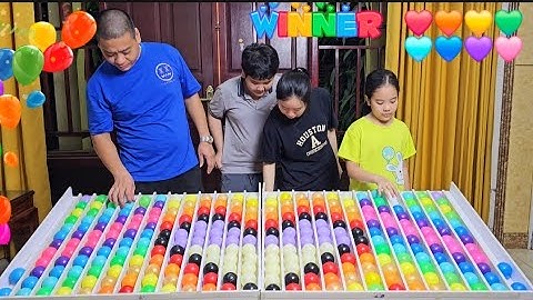 Family Game |  Ball Sorting Relay Race by Time ☆ level 03