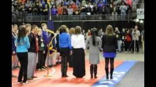 National Anthem - Wrestling State Finals at the Palace of Auburn Hills