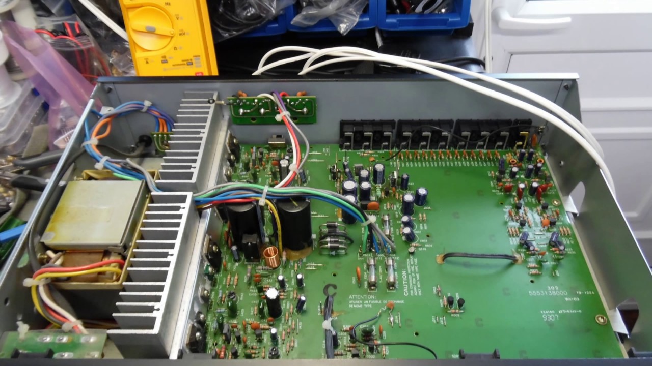 NAD 302 Amplifier Repair - YouTube