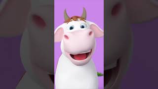 🐮 Isn't That Cow Strange?? | Fun Video For Kids | Heykids Nursery Rhymes #Shorts