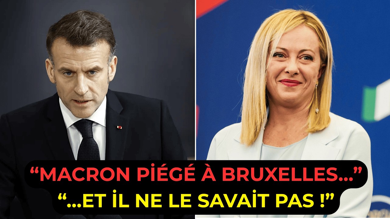 Macron Pensait Que Le Micro Était Coupé… Meloni Écoutait Tout !