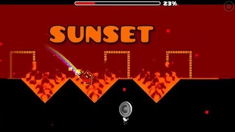 EASY USER COINS #1 Geometry Dash [2.0] - SUNSET by SEM1 - ARRoW