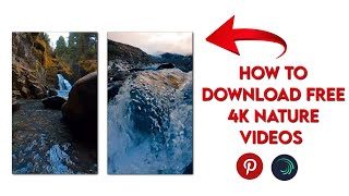 How to DOWNLOAD  Free 4K Nature videos Without Copyright in Pinterest App 🔥 screenshot 4