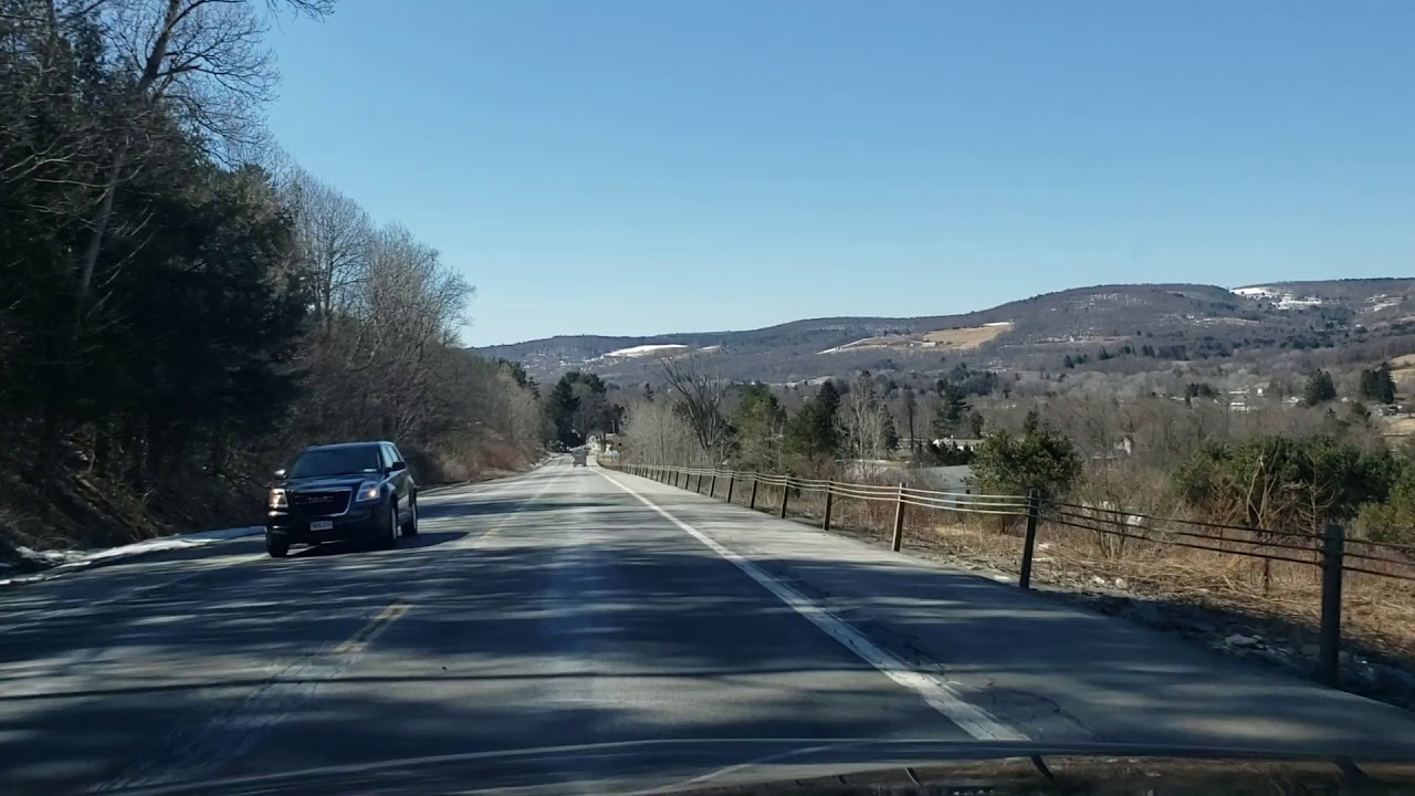 Upstate New York Scenic roads NY23 West Oneonta, NY to Norwich, NY YouTube