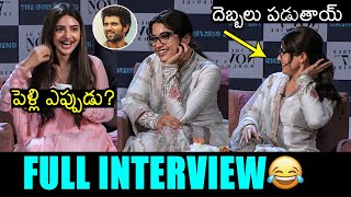 Rashmika Mandanna HILARIOUS Reply To Sreeleela Question | Vijay Devarakonda | Filmylooks