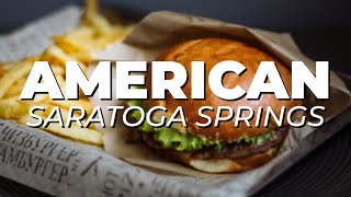 SARATOGA SPRINGS most delicious AMERICAN RESTAURANTS Food Tour of Saratoga Springs New York