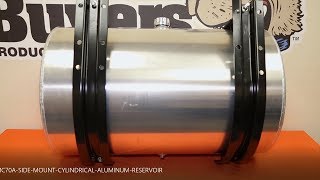 SMC70A Side Mount Cylindrical Aluminum Reservoir from Buyers Products
The SMC70A Side Mount Cylindrical Aluminum Reservoir Cylinder from Buyers Products is a versatile, lightweight fluid storage option for many different applications. It is available in 35 gal, 50 gal, or 70 gal capacities.
The cylindrical design and aluminum construction can match your trucks fuel tank for a clean, coordinated appearance. It features a durable 11 Ga aluminum shell and 12 Ga heads.
The reservoir features 2 in. NPT suction return/ports on each end of the tank and a 1/2 in. NPT port/drain on the tanks bottom. The included mounting brackets wrap under the tank to give added stability and support. Rubber-insulated stainless steel straps are also included to keep it secure.
Each unit includes a quarter-turn filler breather unit with a basket strainer for keeping contaminants out of the fluid. Learn more at BuyersProducts.com
https://www.buyersproducts.com/product/side-mount-aluminum-reservoir-cylinder-974?criteria=smc70a SMC70A Side Mount Cylindrical Aluminum Reservoir from Buyers Products