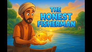 🎣 The Honest Fisherman | Moral Story for Kids | Honesty is the Best Policy | Truth Always Wins ✅