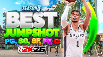 BEST JUMPSHOTS for ALL BUILDS & 3PT RATINGS on NBA 2K26! NEVER MISS AGAIN! BIGGEST GREEN WINDOW
