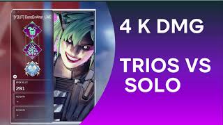 4K ALTER SOLO VS TRIOS  Apex Legends Gameplay.