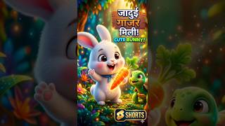 “Jadui Gajar Ka Raaz! 🥕😱 | Cute Bunny Story 🐰✨” #video #shortvideo