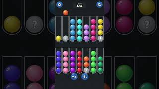 Ball Sort by Infinite Joy: Levels 1451, 1452, 1453