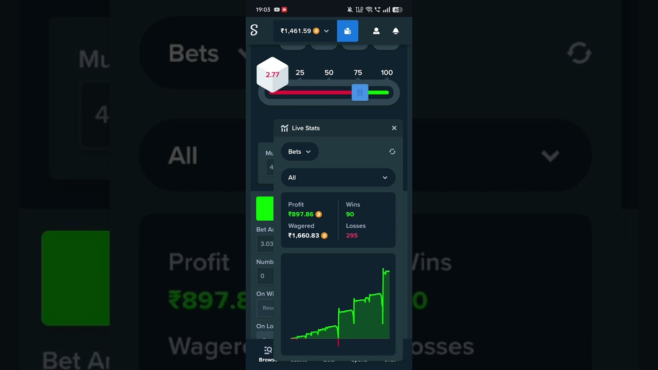 Stake dice strategy 500 to 2000 Always working❤️✅