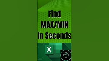 Stop Wasting Time in Excel! Find Max, Min & Average in Seconds|#shorts #viral #viralvideo  #excel