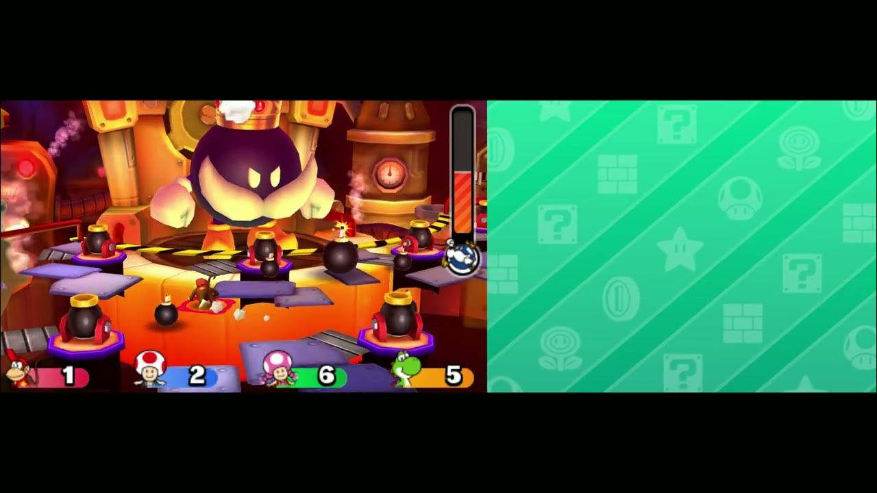 King Bobomb's Boom D'état Mario Party Star Rush [N3DS] Boss Battle 4K 60FPS YouTube