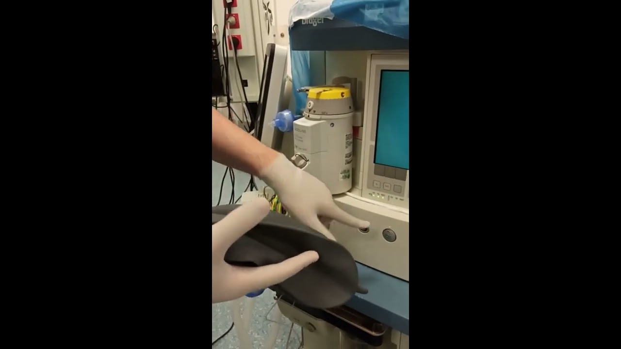 Drager Anestezi Cihazının Aparatlarının ve Solunum Devresinin Takılması