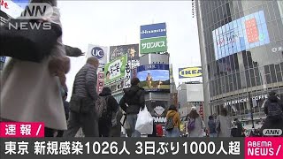 東京で新たに1026人感染　3日ぶり1000人超(2021年1月26日)