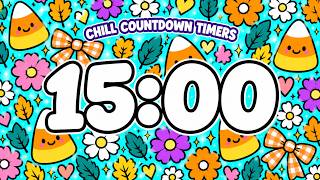 15 Minute Halloween Timer | Fall Classroom Countdown Timer