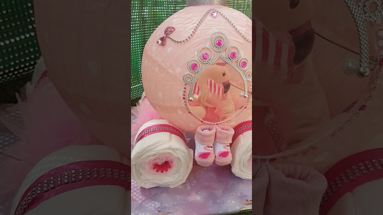 Gateau De Couches Carrosse Youtube