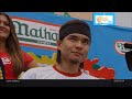 Matt Stonie Upsets Joey Chestnut at 2015 Nathan's Hot Dog Eating Contest | LIVE 7-4-15