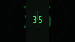 35s Silent Radar Timer 📡 35 Second Countdown (No Sound) #Shorts