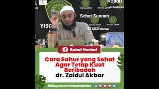 Cara Sahur Yang Sehat Agar Tetap Kuat Beribadah