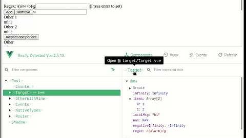 Vue devtools - Open in editor