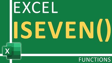 How To Use Excel IsEven Function | Excel Tutorial for Everyone