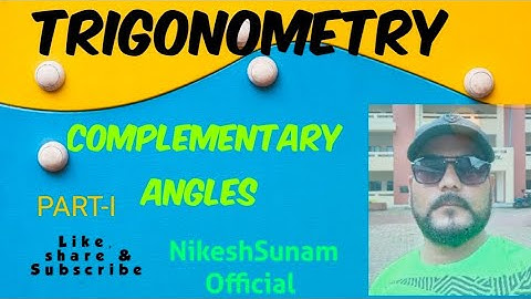 TRIGONOMETRY//Complementary Angles#class10maths #trigonometryclass10 #
