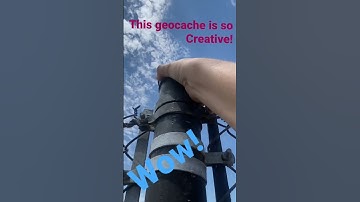 This evil geocache is in plain sight!!! #geocaching #creative #caching #evil