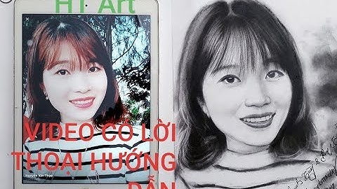 Vẽ chân dung . Hướng dẫn vẽ chân dung. Vẽ tóc. Tả da . Tả tóc . HT Art