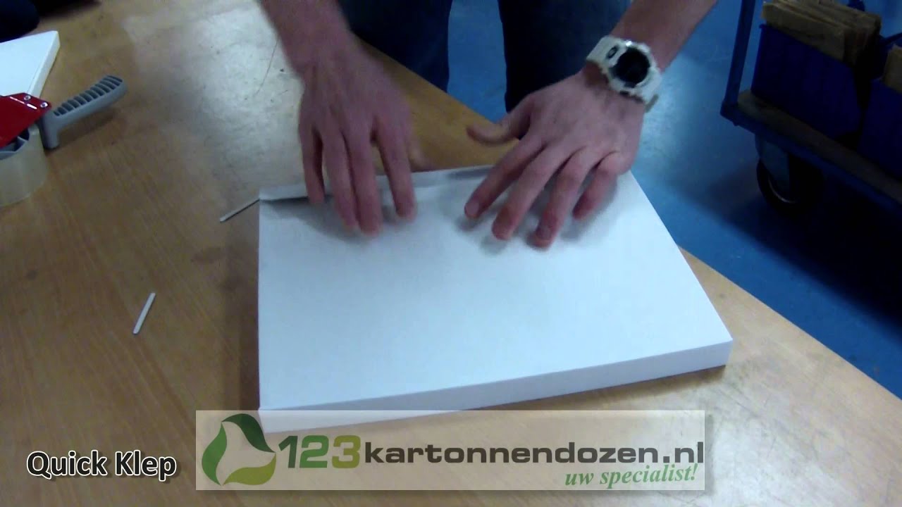 123 Kartonnen Dozen - Quickklep boekverpakking