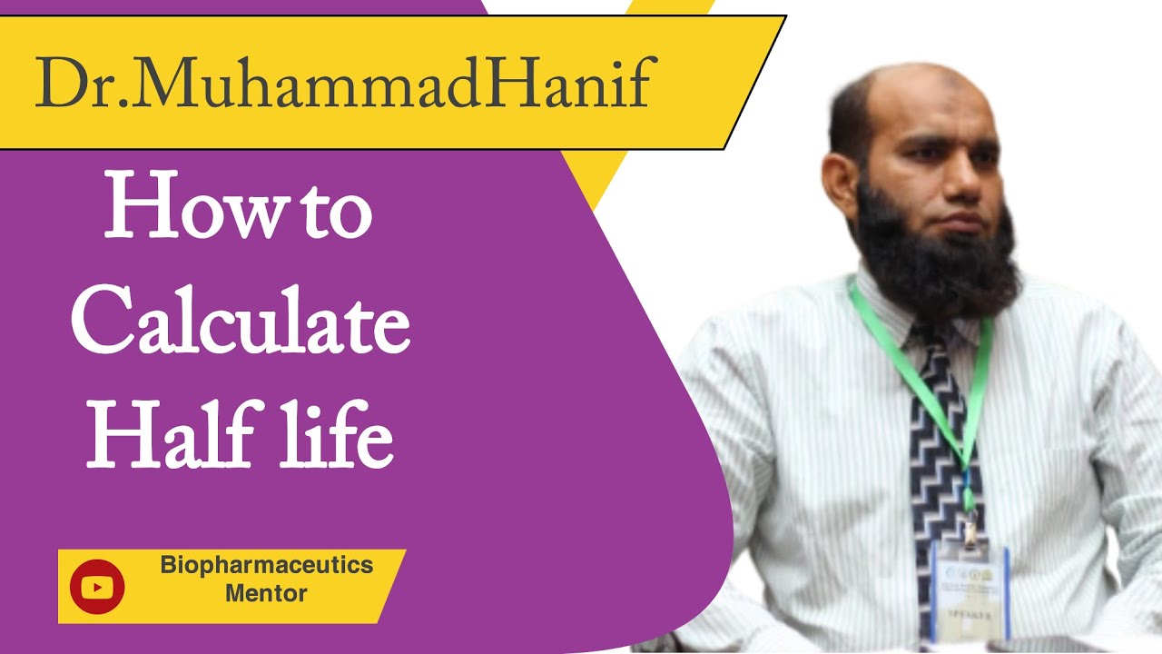 How to calculate Half life - YouTube