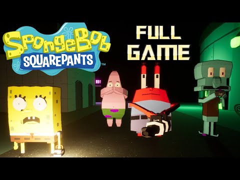 SPONGEBOB HORROR GAME: Around the Clock at Bikini Bottom | Full Game Walkthrough | No Commentary