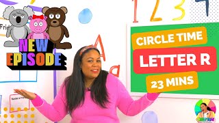 circle time with ms monica songs for kids preschool lesson letter r number 11 episode 10