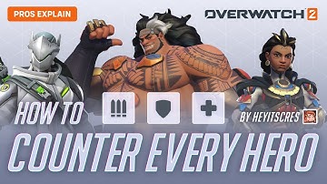 Pros Explain: How to counter Genji, Mauga, and every other hero in Overwatch 2
