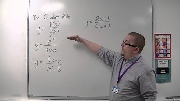 OCR MEI Core 3 4.16 Introducing the Quotient Rule