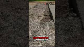 Zanja en Boulevard Riviera Nayarit amenaza a automovilistas | CPS Noticias Puerto Vallarta