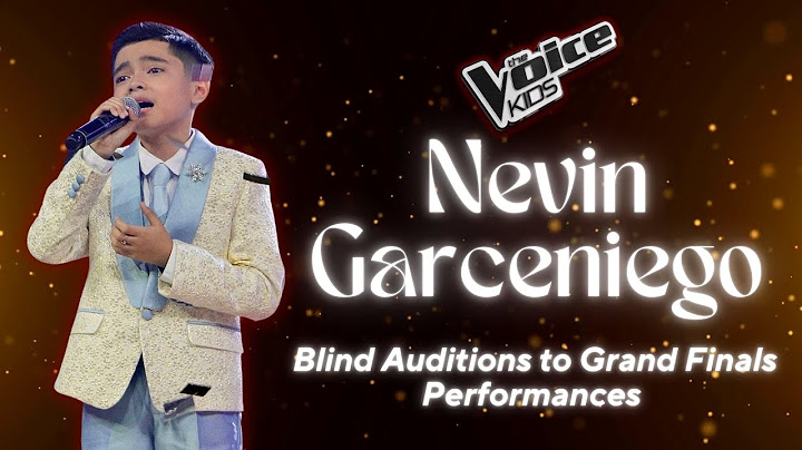 Nevin Garceniego’s triumphant journey as ‘The Voice Kids’ champion! | Blind Auditions to Finals