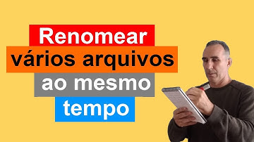 Renomear vários arquivos ao mesmo tempo com Excel VBA